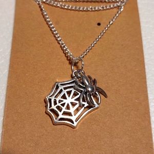 Spider Web Necklace
